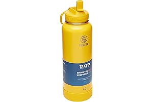 Takeya Actives 40 oz Vacuum Insulated Stainless Steel Water Bottle - Durable,...
