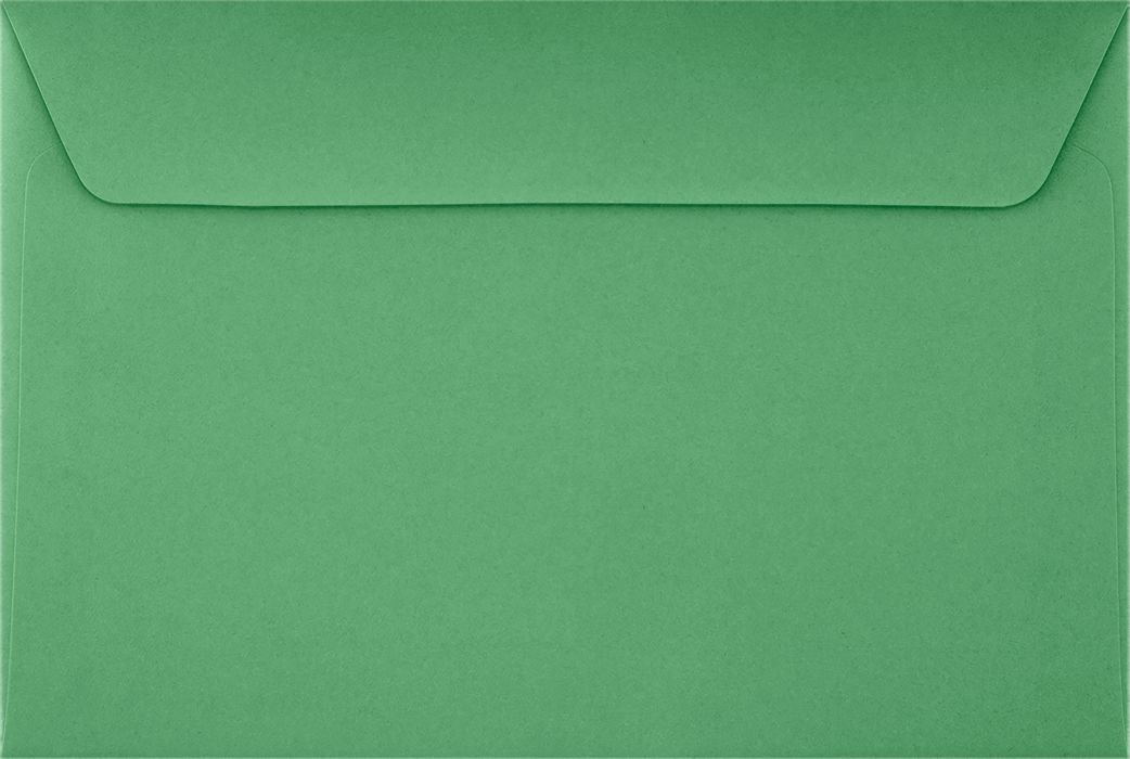 LUXPaper 6 x 9 Booklet Envelopes | Holiday Green | 80lb. Text | 500 Qty