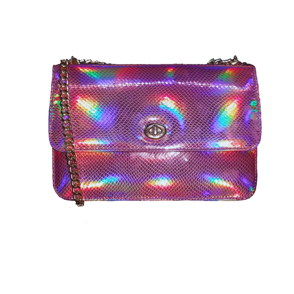 SF BAG 77 Leather Handbags for Women Pure Original Leather Ladies Pink Purse