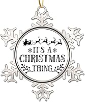 Vista 91 de Happy New Year Ornament for Christmas Tree Decor Merry Christmas Y'all Christmas Metal Snowflake Ornament Xmas Tree Decor Funny Christmas Quotes