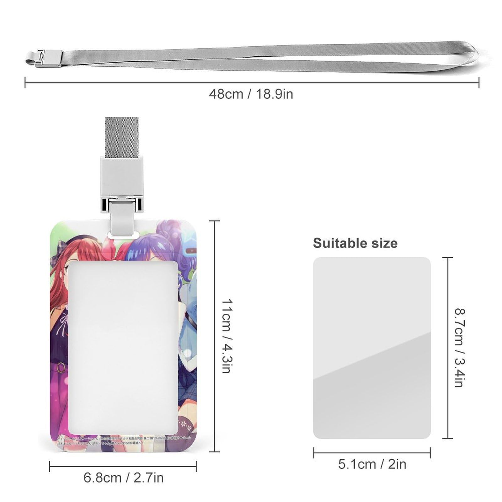 Amazon.co.jp: アイカツ アイドルカツドウ IDカードホルダー 縦型 社員