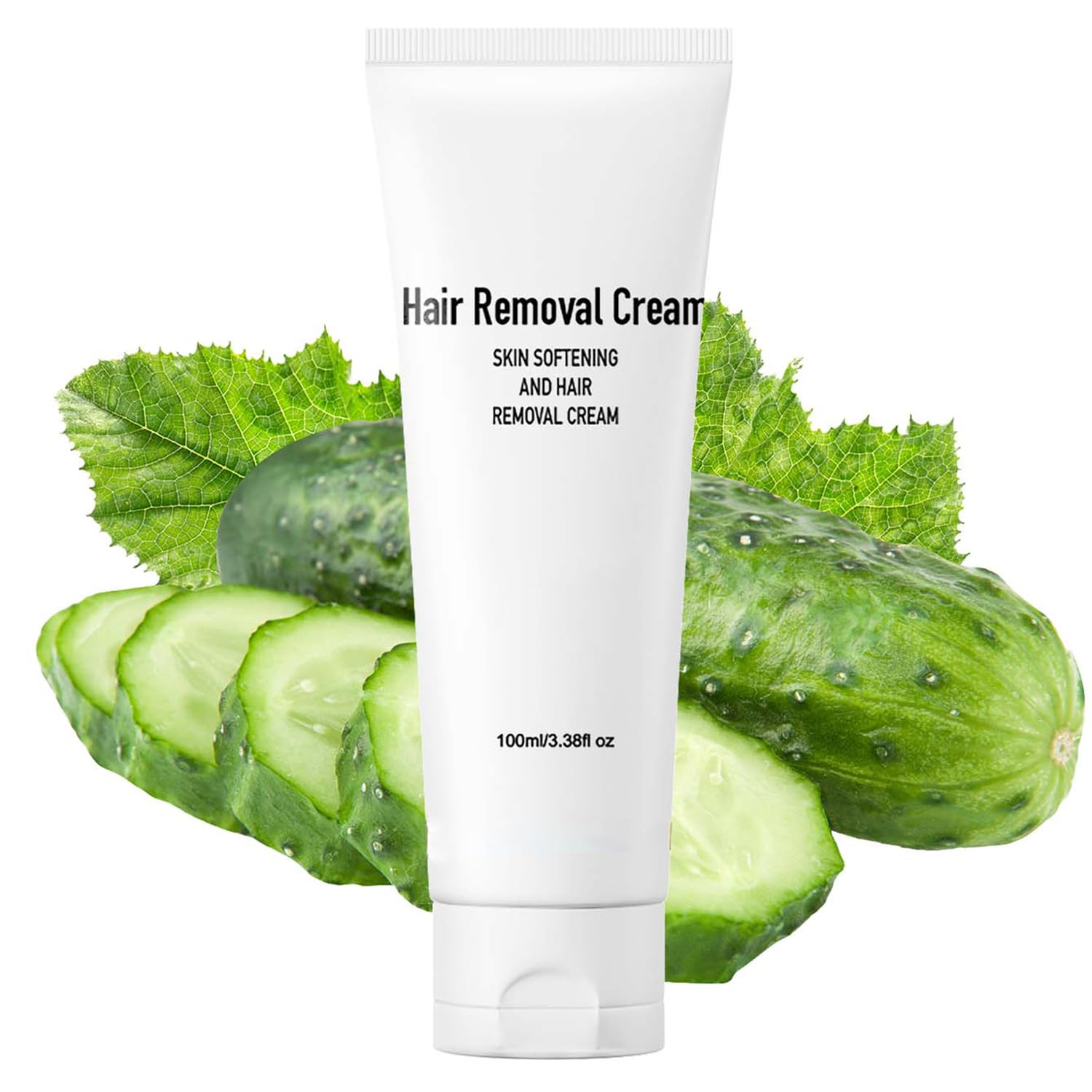 Hair Removal Cream for Women Fast-acting Painless Hair Removal for Sensitive Skin Cucumber Formula Depilatory Cream for Underarm