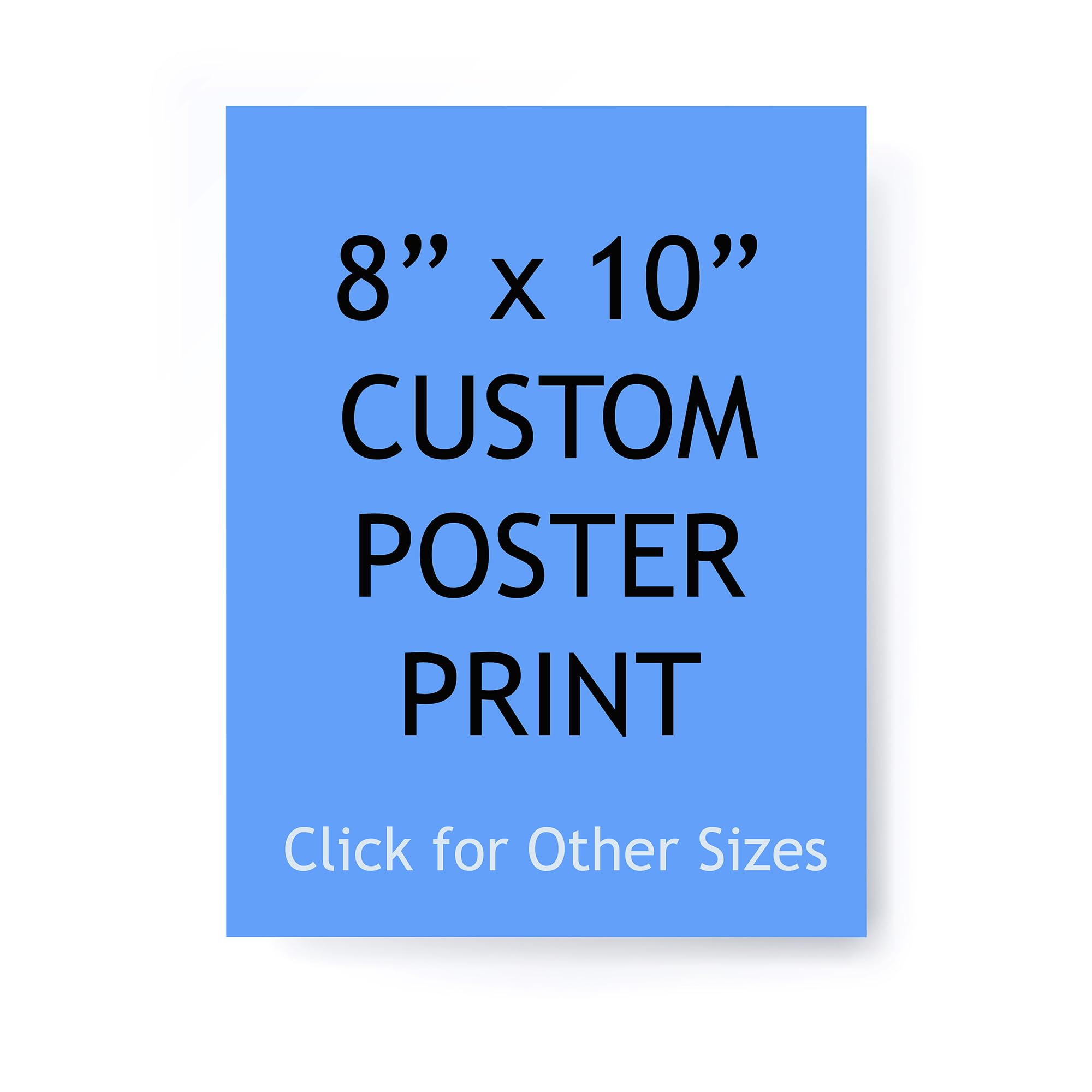Pera Print - Custom Poster Print - Upload Your Image/Photo - Personalized Photo Prints, Create Your Own Poster - Print Any Photos, Images - 8 x 10 inches