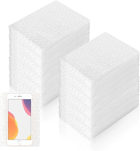 200 bolsas de plástico de burbujas, 4 x 6 pulgadas, bolsas transparentes de burbujas, materiales de embalaje para artículos frágiles, fundas para