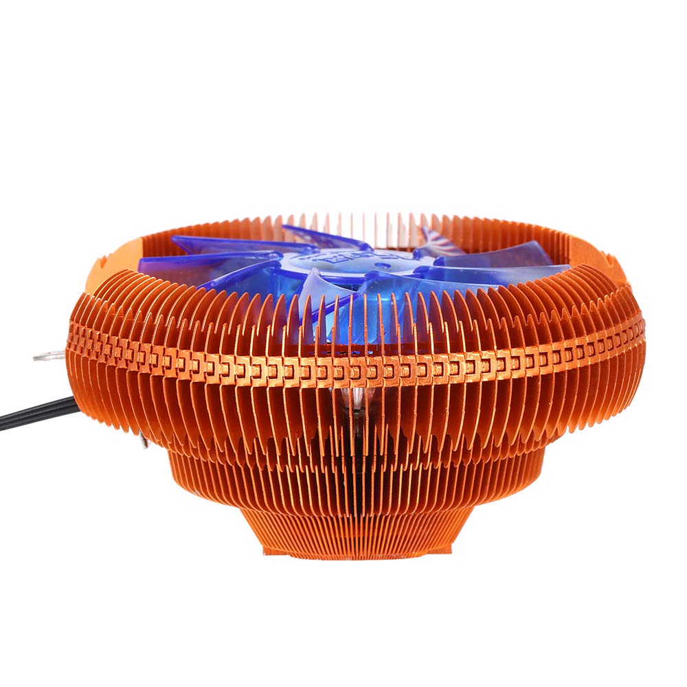 Festnight Hydraulic CPU Cooler Heatpipe Fans Quiet Heatsink Radiator for Intel 1156 1155 1150 1151 LED Light