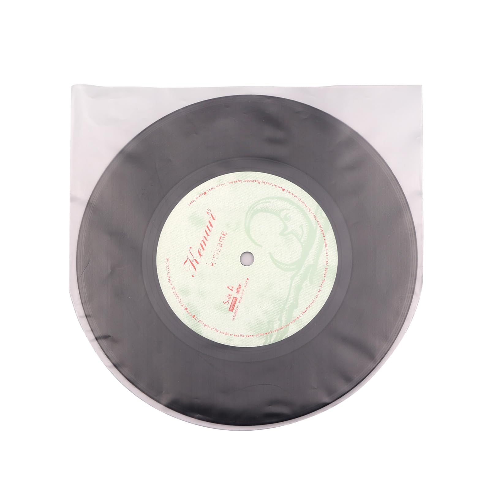 50 x 7 inch hersluitbare transparante buitenste vinyl platenhoezen | Clarity Blake Covers passen op 7 singles, 45s en EP's