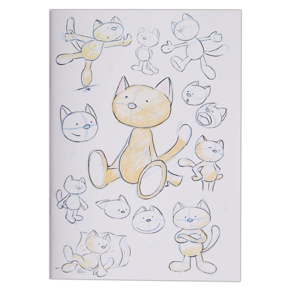 Docrafts Artiste Sketchbook - A4 White Animation Sketchbook - 3 Pack - 140gsm Paper