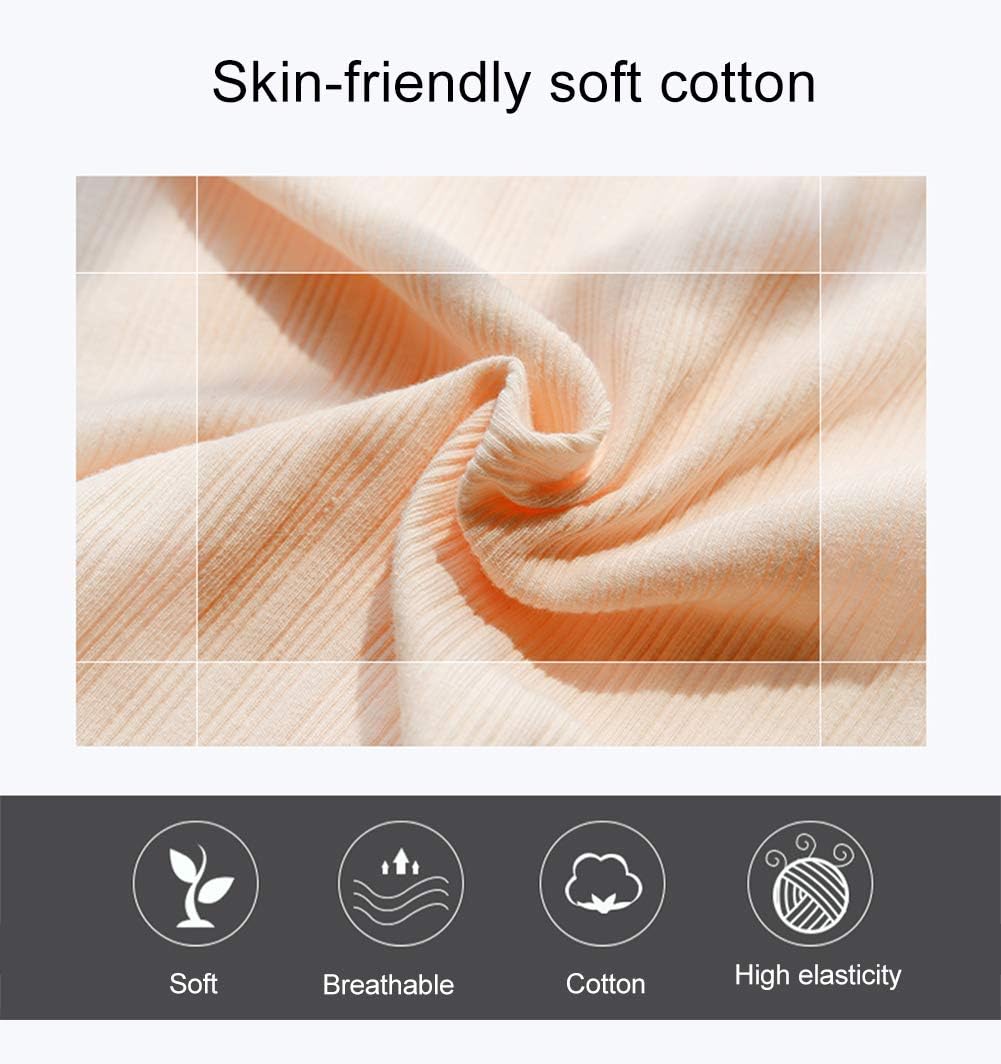 FEOYA Over Bump Maternity Underwear Cotton Plus Size Pregnancy Panties High Waist Postpartum Support Briefs (L-5XL, 3 Pack) - Image 6