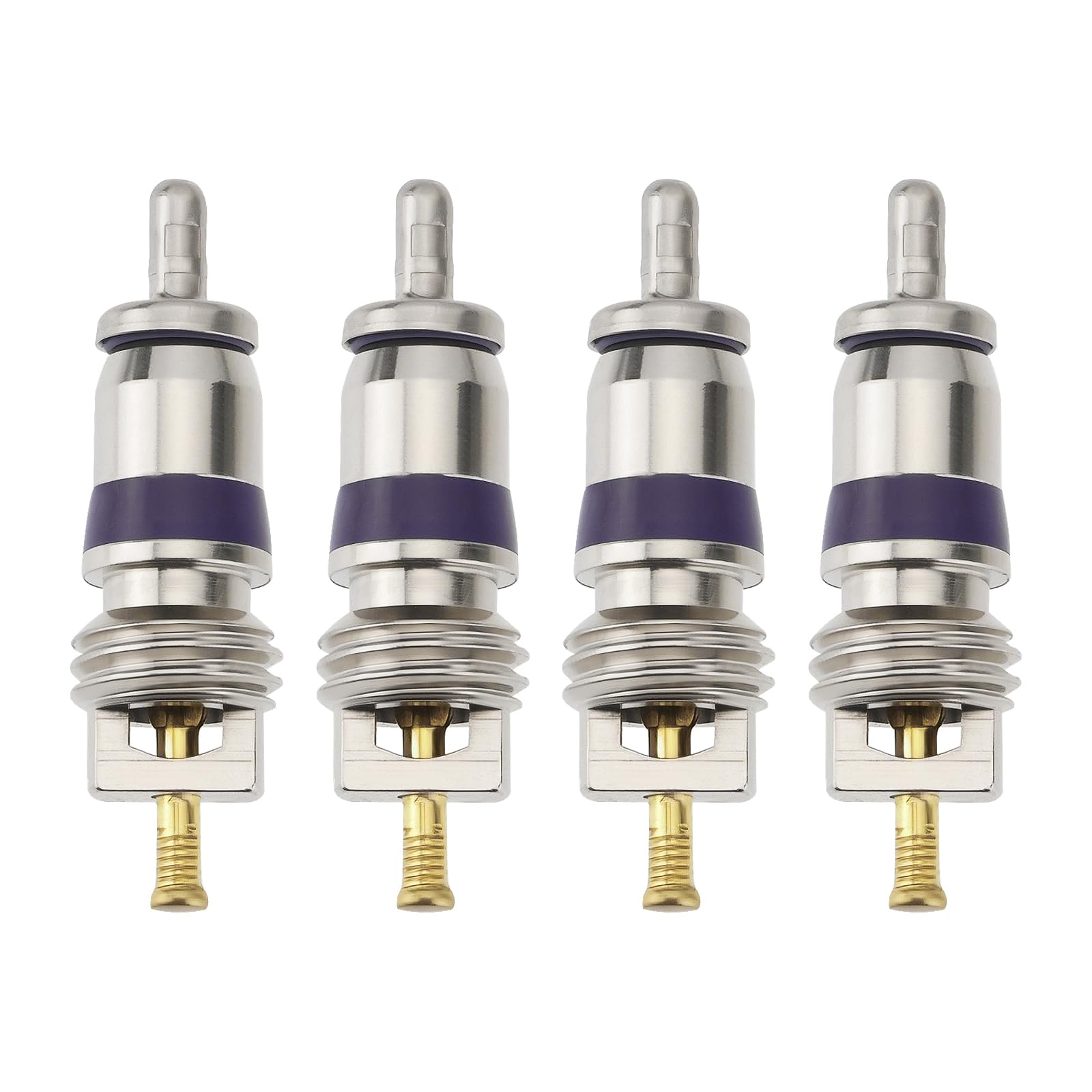 EMSea Lot de 4 recharges de valve de climatisation de voiture 3C0 820 795 8E0 820 855 KTT500012 Compatible avec BMW