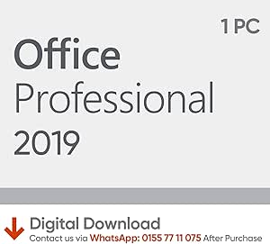 Microsoft Office 2019 Professional | Word, Excel, PowerPoint, Outlook ...