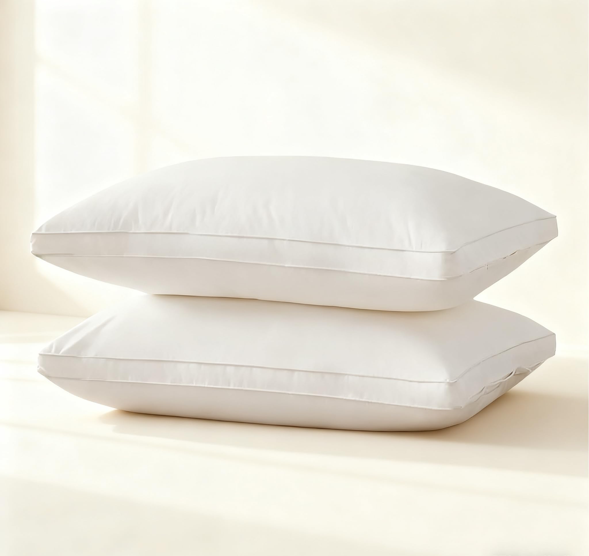 Jltree Pearl White Yooje Anti Snoring Pillow,Sleep Apnea Pillow,Orthopedic Cervical Support, Fluffy, Breathable, And Ergonomic,Suitable For Middle-Aged And Elderly People (1)