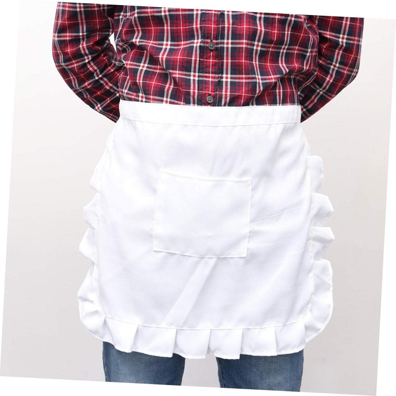 MAGICLULU 4 Delantales De Chef Para Hombres Delantales De Parrilla Para Hombres Disfraces Para es Y Mujeres Vintage Para Mujeres De Cintura Con Bolsillos Traje