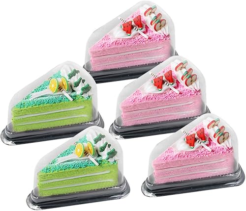 Miniatura 1 de 100 cajas de plástico para tartas con base negra para llevar, tarta de queso, postre, recipientes para Navidad, panadería, cumpleaños, boda, fiesta,