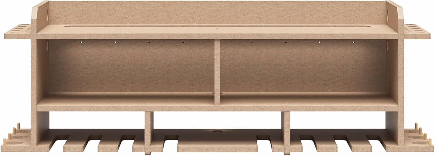 Benford 48" Extra Wide Wall Mount Tool Organizer, Raw Board