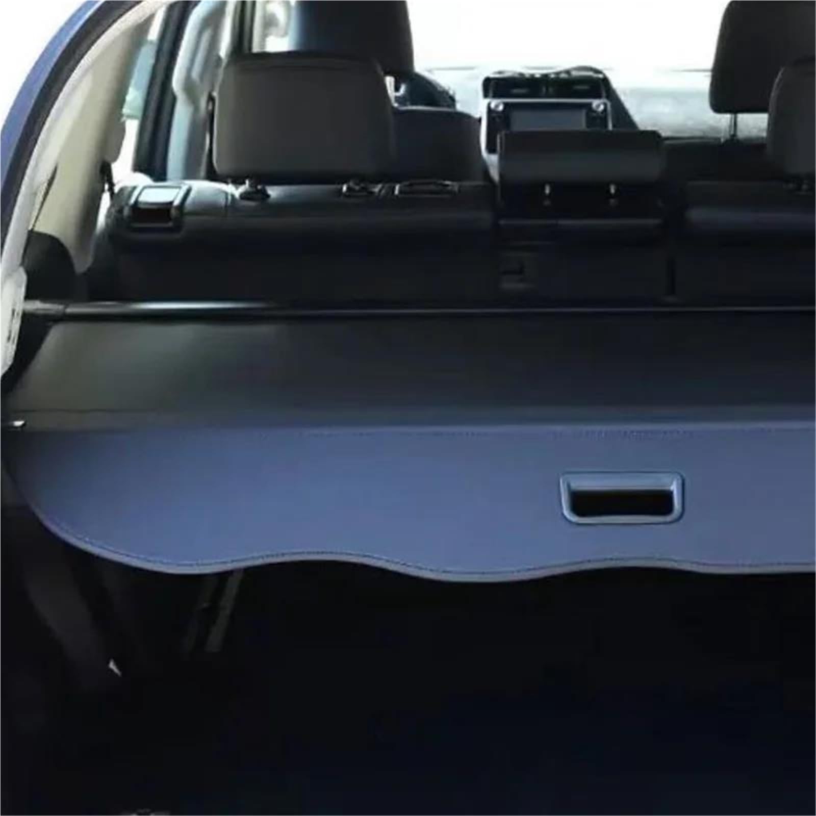 Generisch Ausziehbarer Gepäckdeckel Auto Hinten Stamm Vorhang Fracht Abdeckung Für Toyota Für Land Für Cruiser Für Prado 150 LC150 FJ150 2010-2022 5/7 Sitzer(Carbon Look 7)