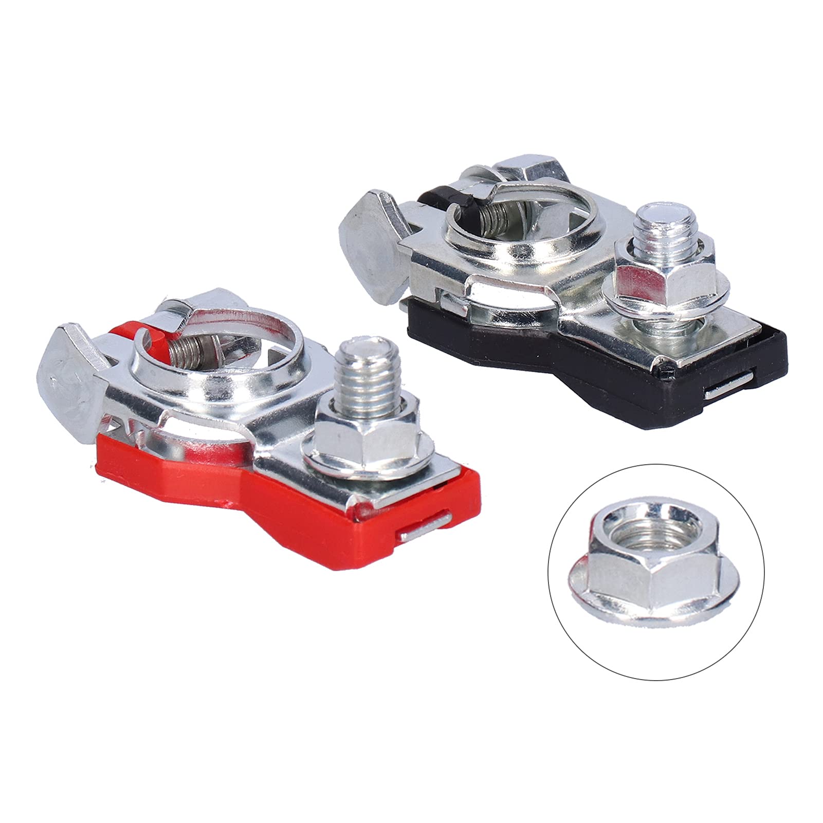 Connecteur de borne de batterie, ensemble de 5 paires, alliage ABS robuste résistant à la pour camions, bateaux, camping-cars, Durable, haute conductivité