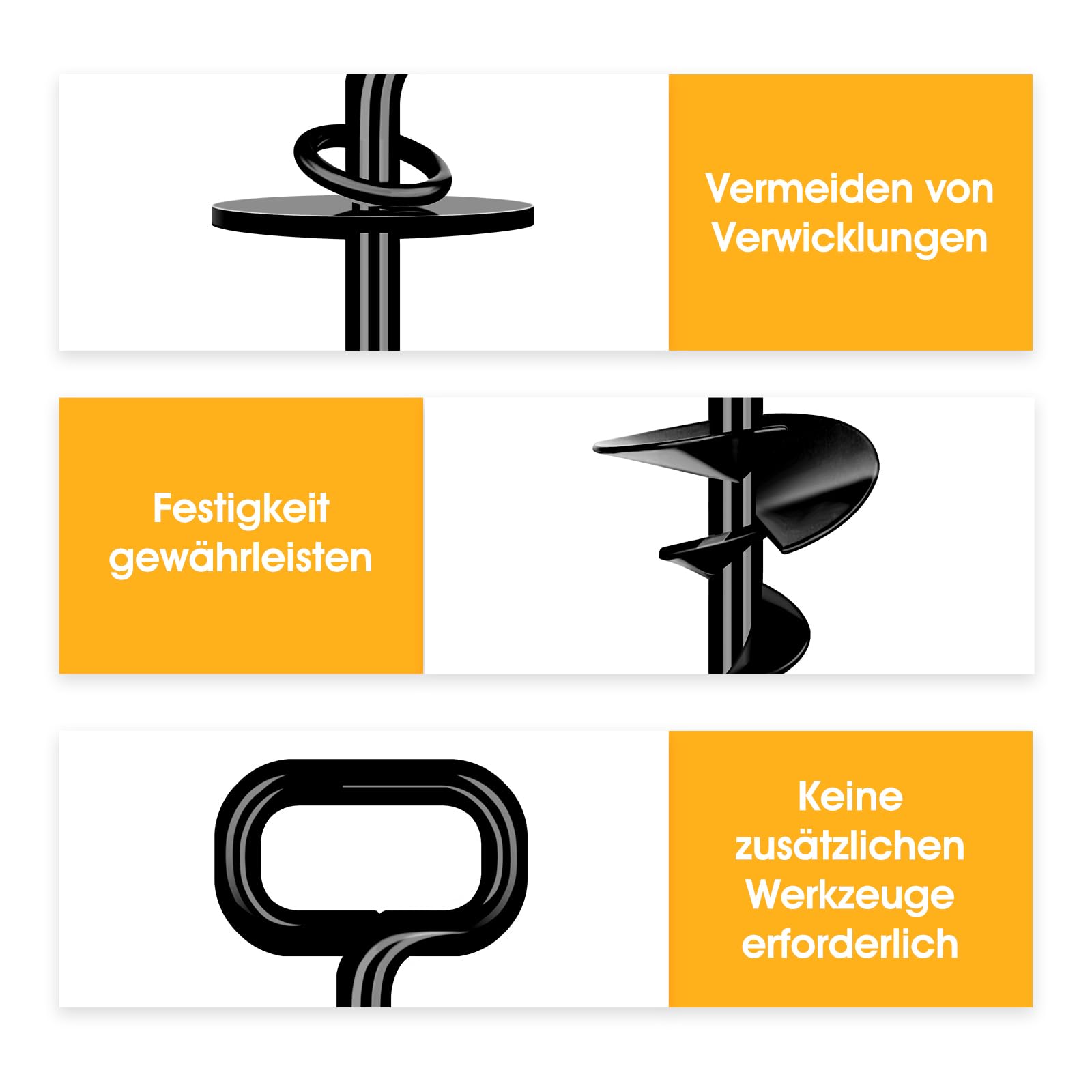 Piquet Chien Exterieur Pro jusqu'à 100 KG, Piquet Ancrage Système Antirouille Mise à Niveau, Ancrage au Sol Chien avec Rotation à 360°, Piquets d'ancrage Adapté à pour la Cour, Le Camping, la Plage