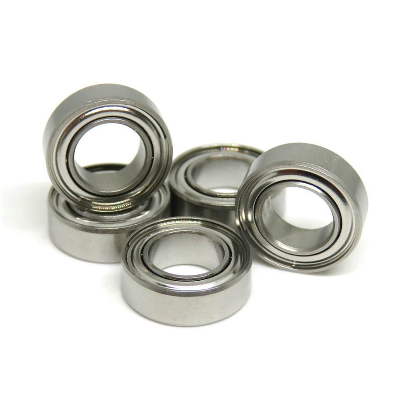 Rodamiento de Bolas de cerámica híbrido de Acero Inoxidable | Múltiples tamaños for motores de patines en línea: rodamientos cerámicos híbridos ABEC7(SMR95C-ZZ 5x9x3mm)