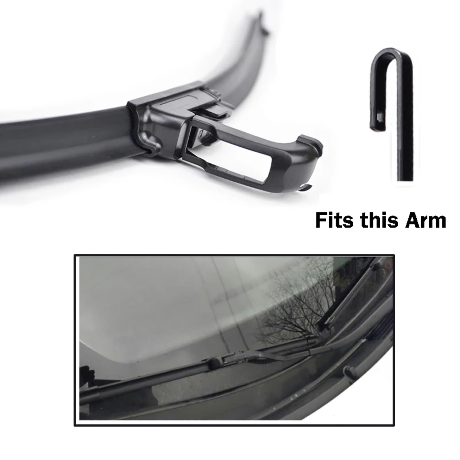 Tergicristallo Anteriore Per Ricambi Auto Per Clio MK2 1998-2005 | Set spazzole tergicristallo anteriori posteriori Kit di aggiornamento 21"21"12" 3 pezzi