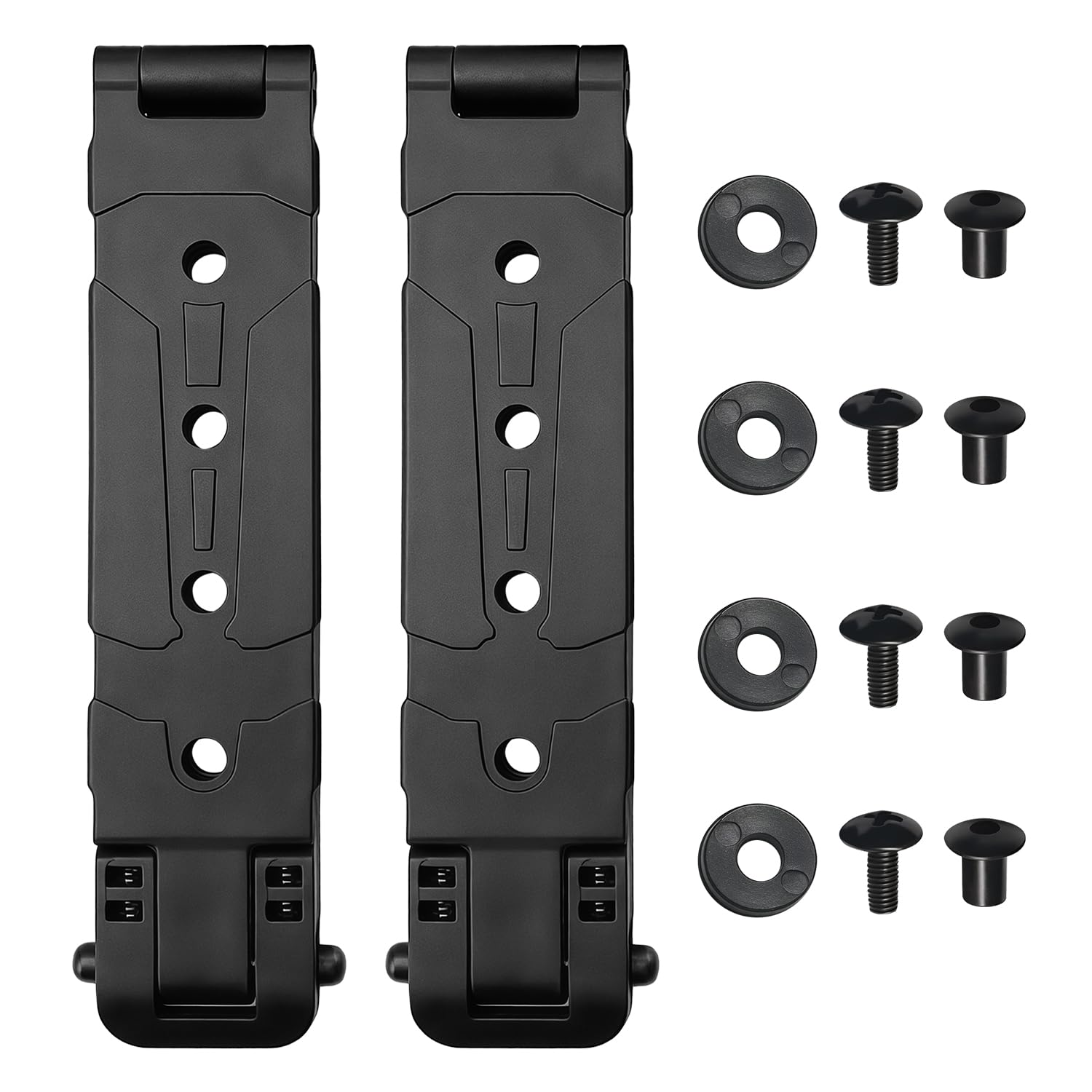 GAZIL MOLLE Multifunction Belt Clip 2 Pack, High-Strength Nylon MOLLE System Accessories for Backpacks, Camping Gear Belt Clip for Knife Holster Attachment