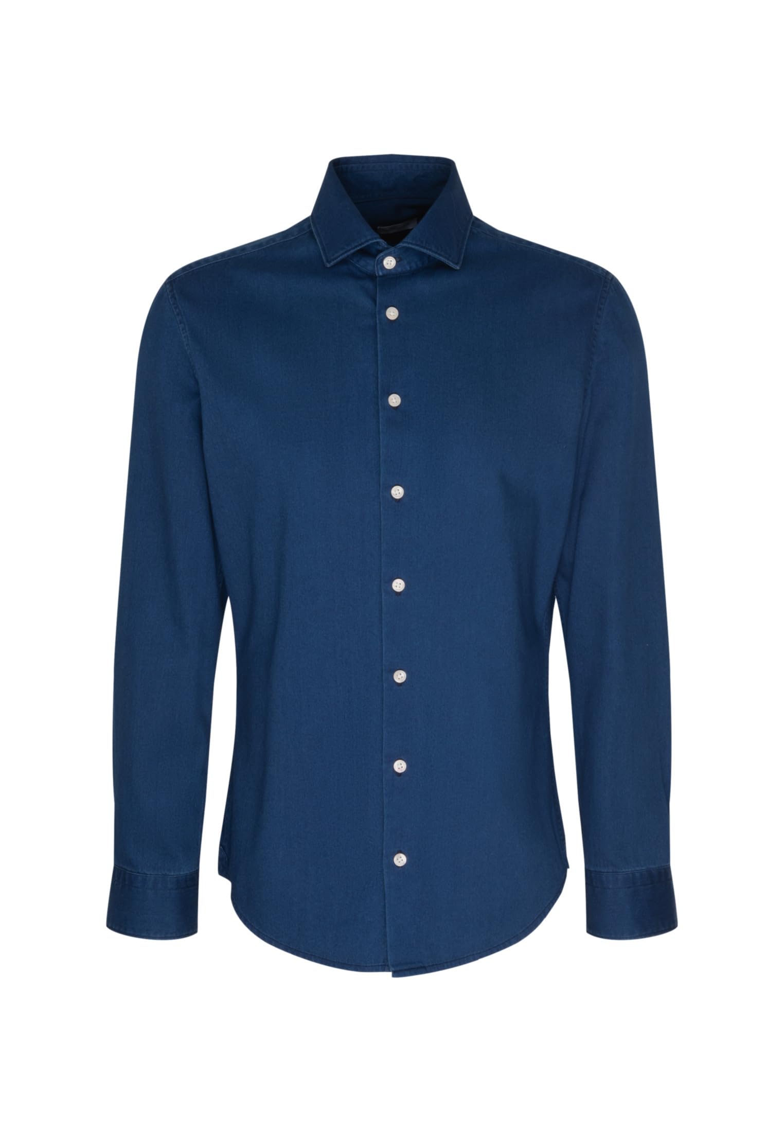 Seidensticker Herren Casual Hemd - Slim Fit - Bügelleicht - Kent-Kragen - Langarm - 100% Baumwolle