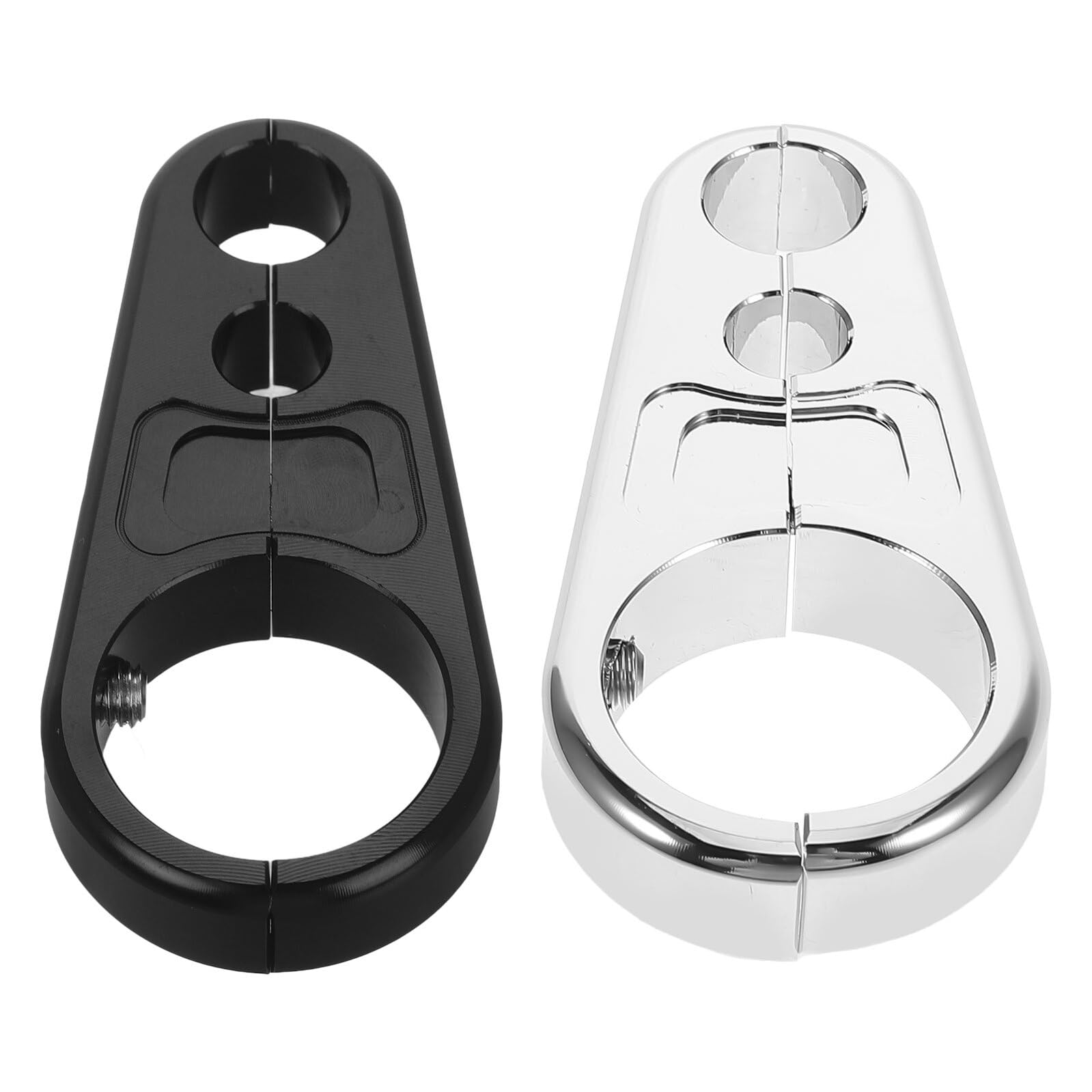 Hemobllo 2 Colliers de Fixation 25mm pour Câble de Moto | Alliage d'aluminium robuste, anti-vibration ferme, résiste aux intempéries, nettoyage facile, compatible moto et quad