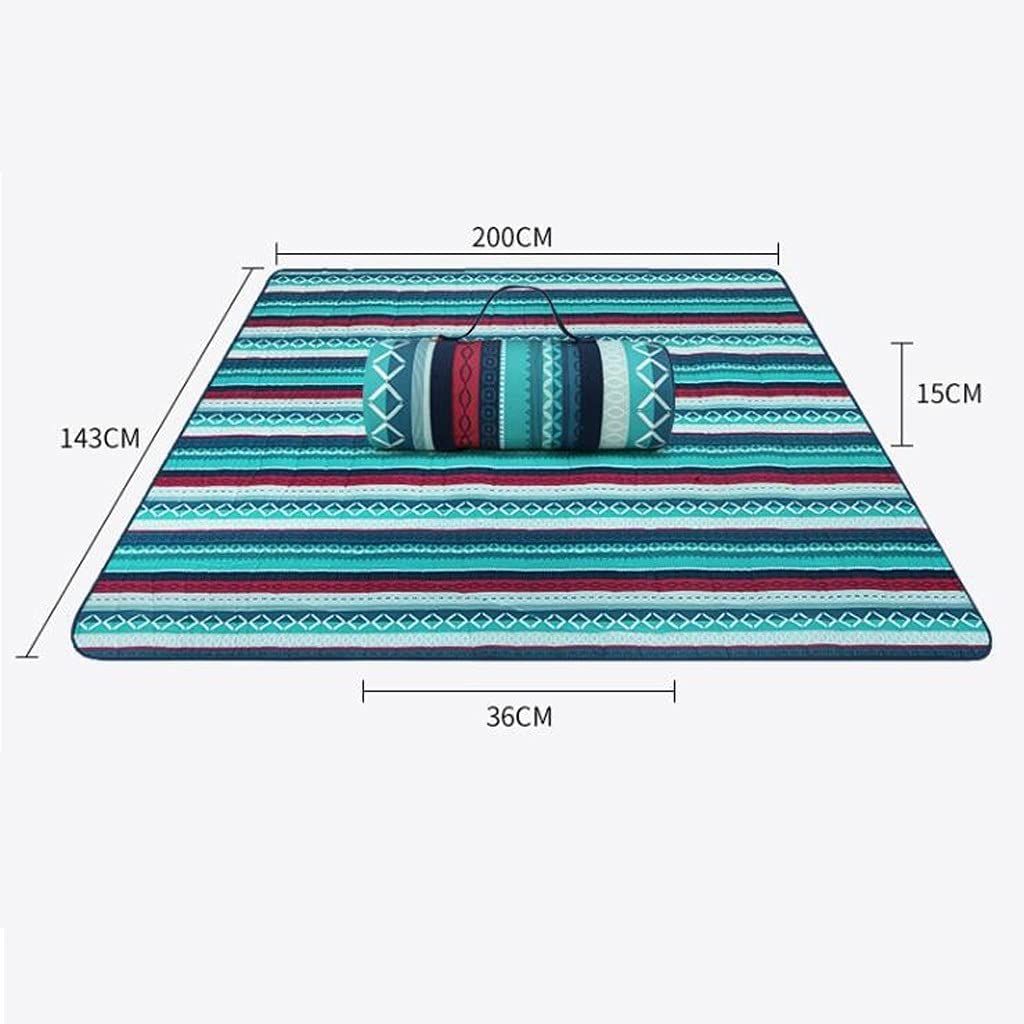 Nappe Pique Nique Couverture De Plage Imperméable Et À Séchage Rapide Pique-Nique Durable Tapis Léger Extérieur Tapis(A)