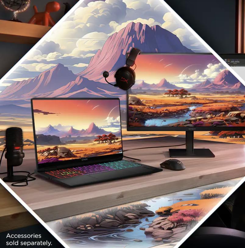 Image of HP OMEN Transcend 14 AI Gaming Laptop 14.0 inch 120Hz OLED 2.8K Display (Intel Ultra 7-255H, GeForce RTX 5060 8GB, 32GB LPDDR5X, 2TB PCIe SSD, RGB KB, WiFi 6E, Webcam, Bluetooth 5.4, Win 11 Home)