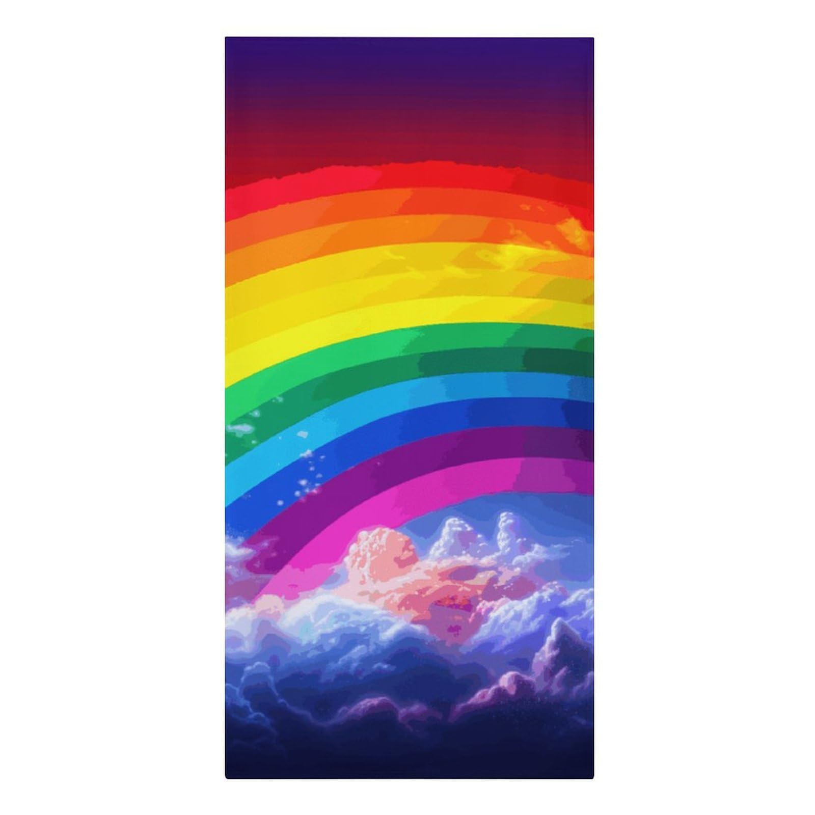 asbwuo Rainbow Beach Towels Extra Large Quick Dry Absorbent
