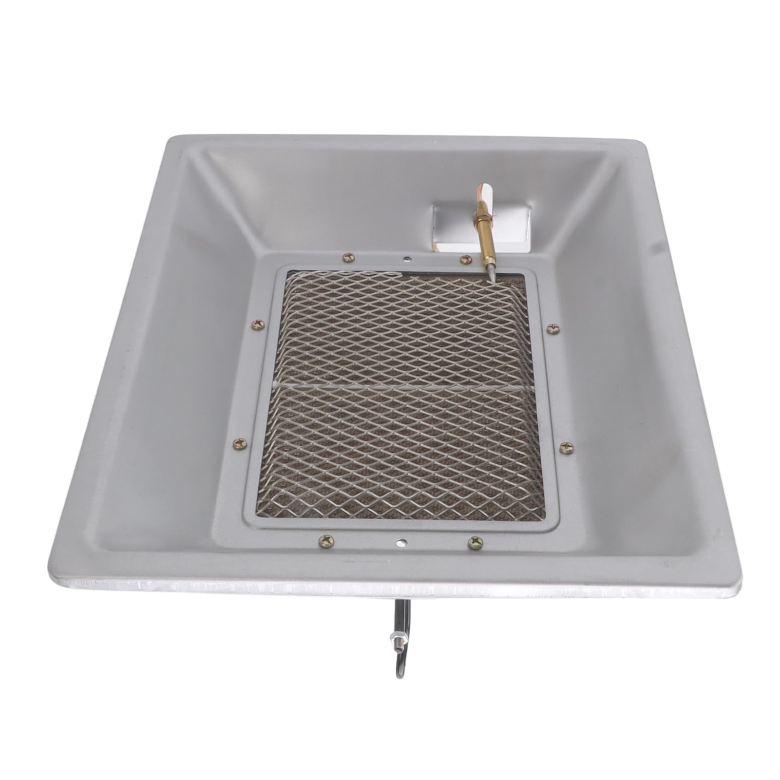 Calentador de Criadora de Gas para Pollos, Equipo de Incubación con Calefacción para Gallinero, Acero Aluminizado Multifuncional Infrarrojo para Aves de Corral