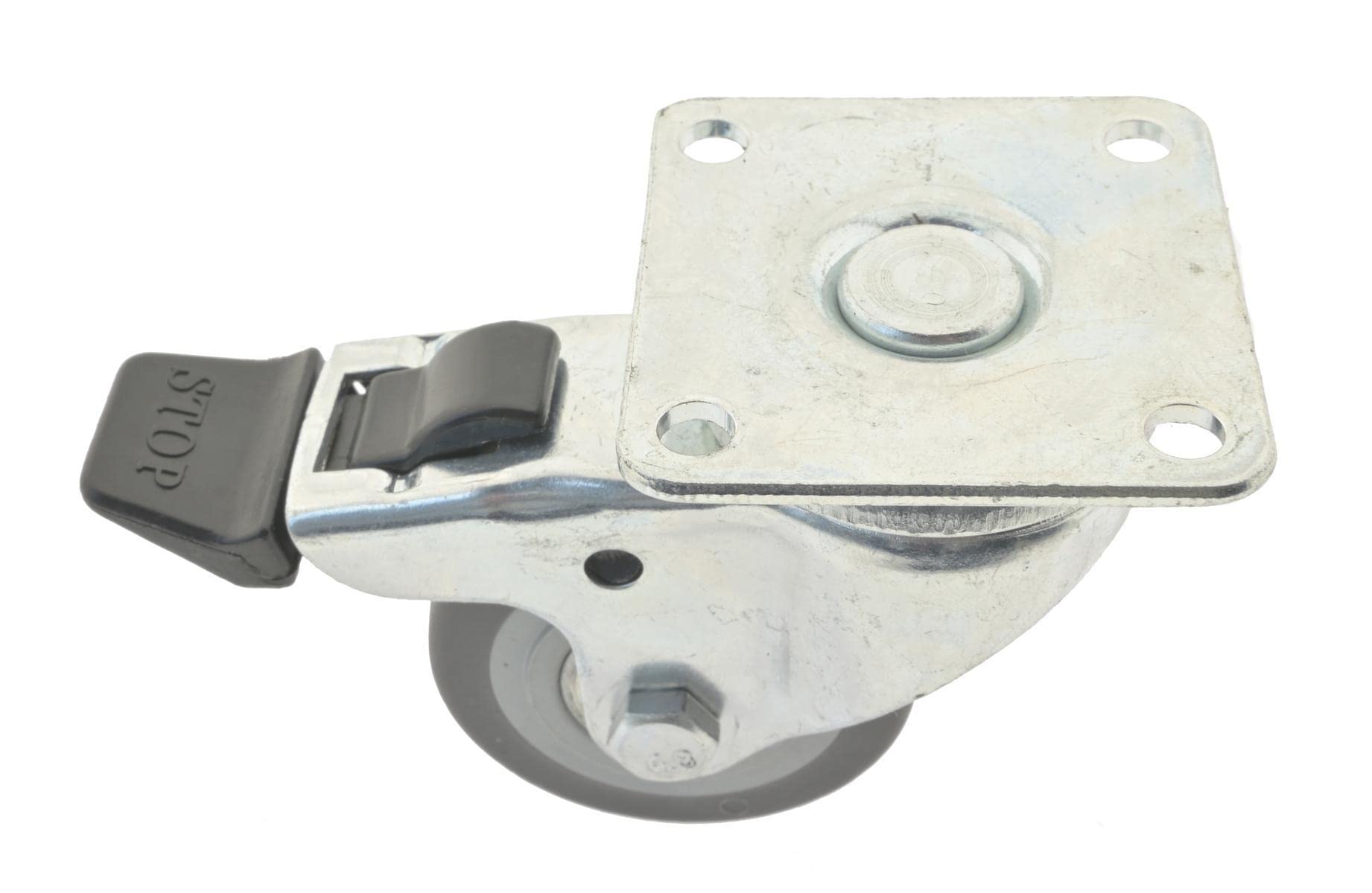Apparaterolle, Lenkrolle mit Totalfeststeller, 125mm Transportrollen Möbelrollen