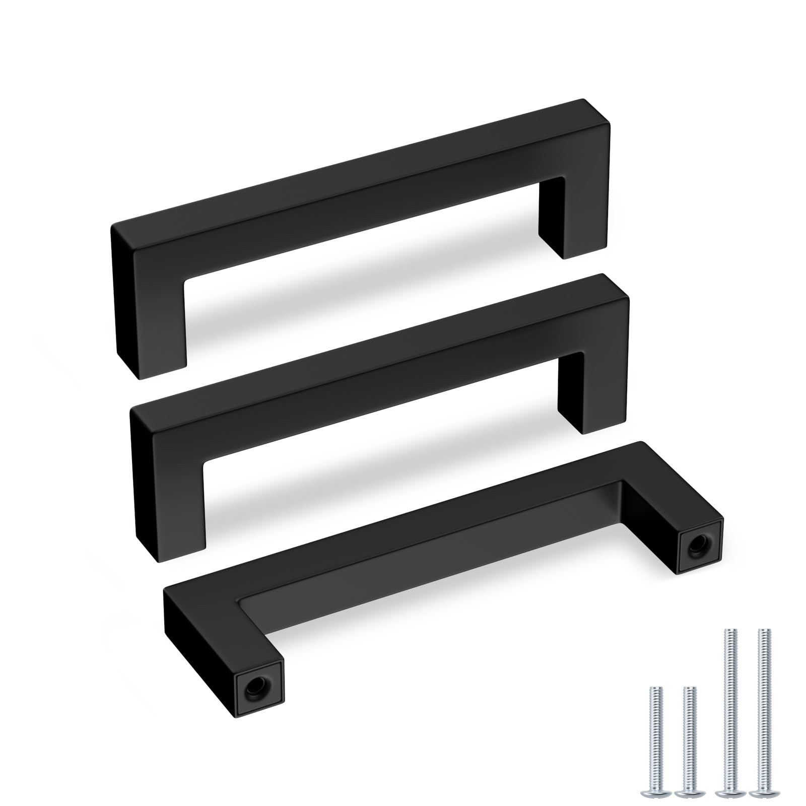 Black Cabinet Handles - Kitchen Drawer Pulls -22 Black Cabinet Handles - Kitchen Drawer Pulls -22