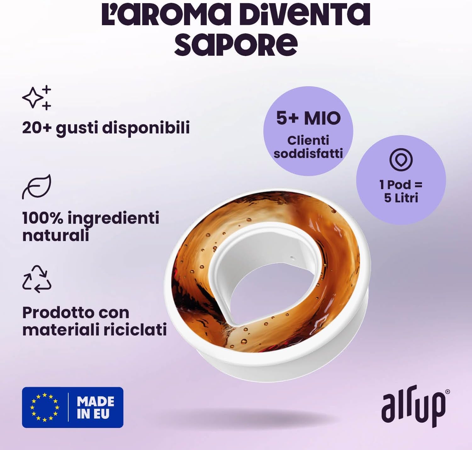 Generico, Air up Pod x 10 (Mango-Frutto della passione, Tè freddo alla pesca, Cassis, Lime, Ciliegia e Kola, Kola, Anguria, Virgin Mojito, Ananas, Pesca)