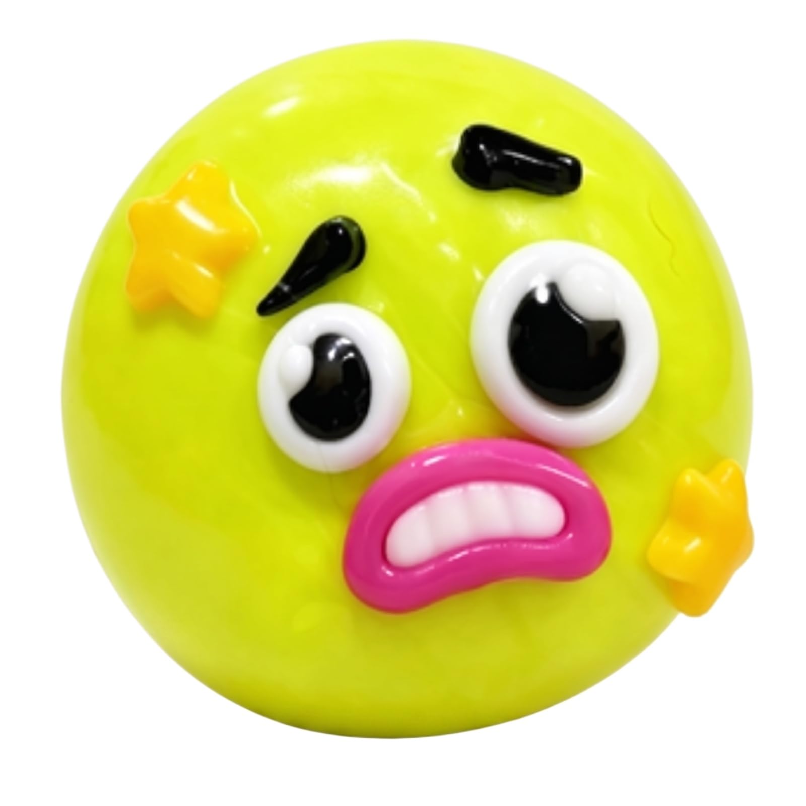 Smushers Sensory with Interchangeable Faces, Funny Curiosities Dog Face Swap Squishy Stress Balls, Soft Slow Rise Moldable Fidget Stress Relief Ball, Desk Accessory for Adults(#D 1PC)