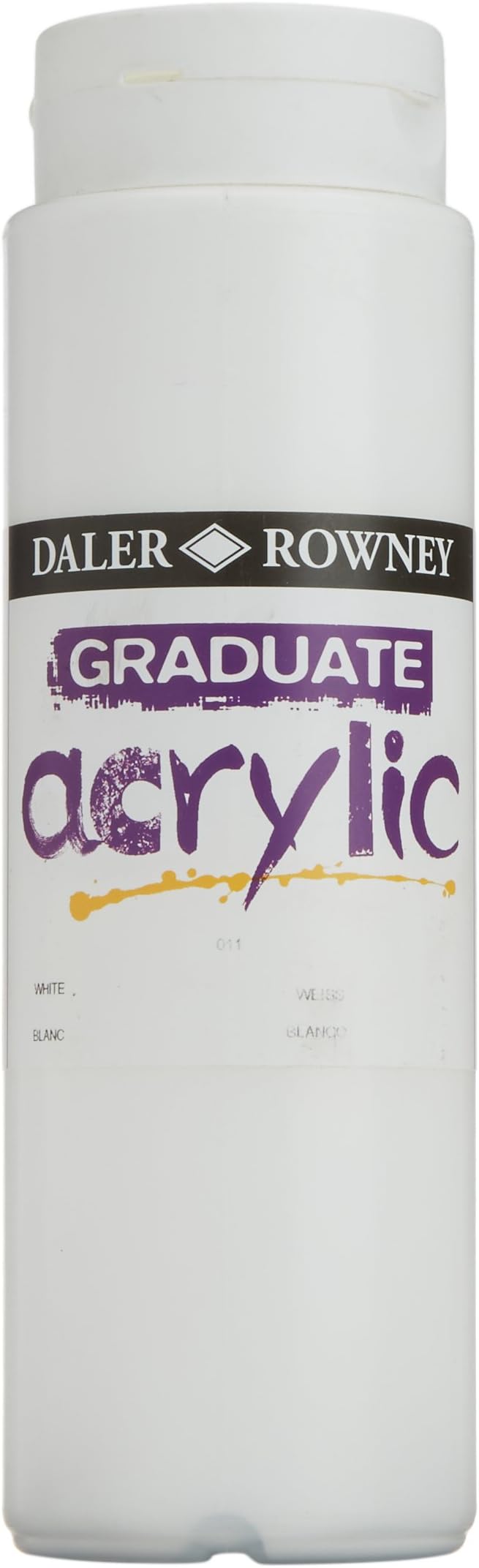 Daler-Rowney System3 Acrylic Paint – 500ml Cadmium Red Hue In Plastic Pot For 1042095 - View #6