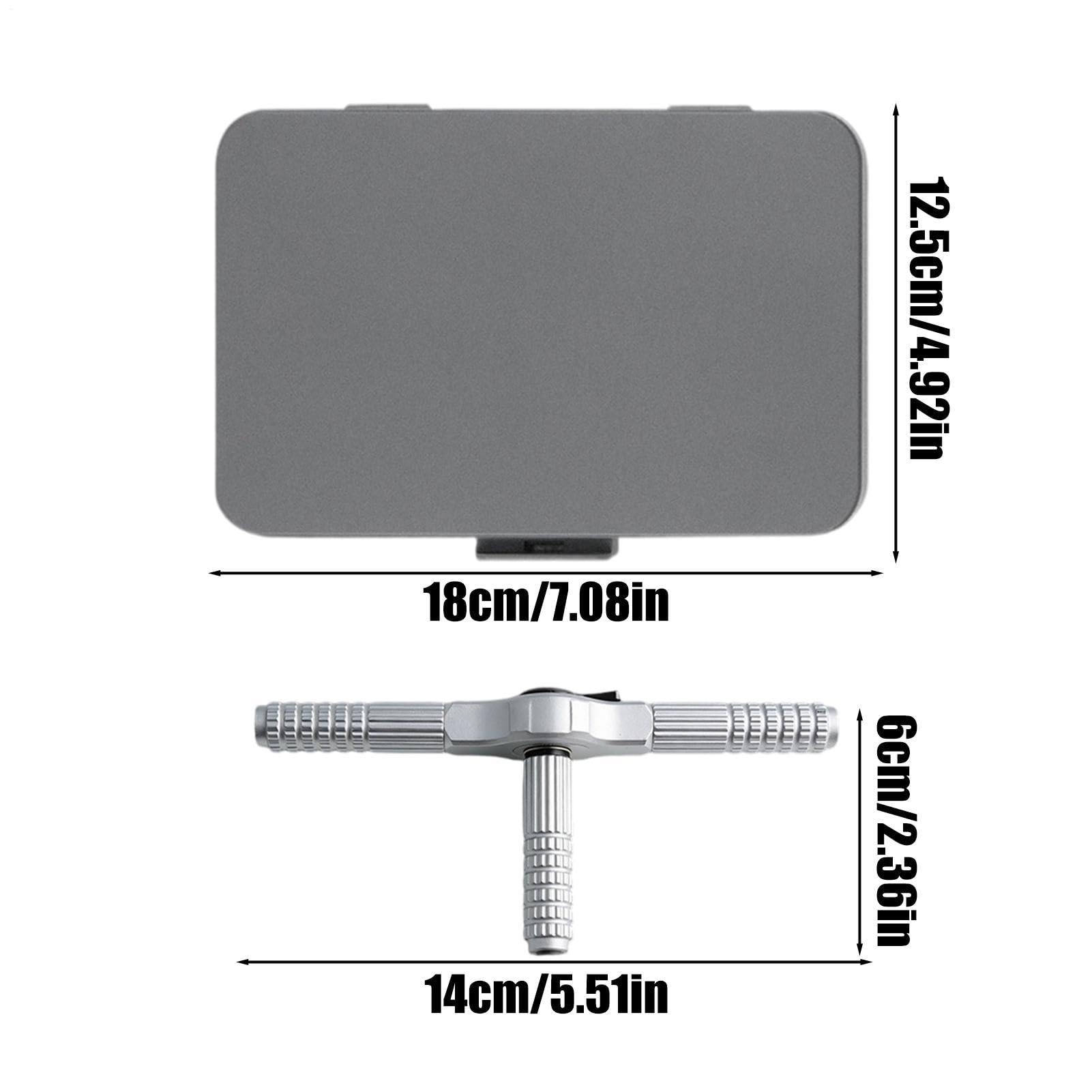 Set Cacciaviti a Cricchetto con manico a T multipunta 54-in-1 ergonomico | Attrezzi Intercambiabili Per Elettronica Per Progetti Fai da Te Elettronica Elettrodomestici Bicicletta Auto Riparazione