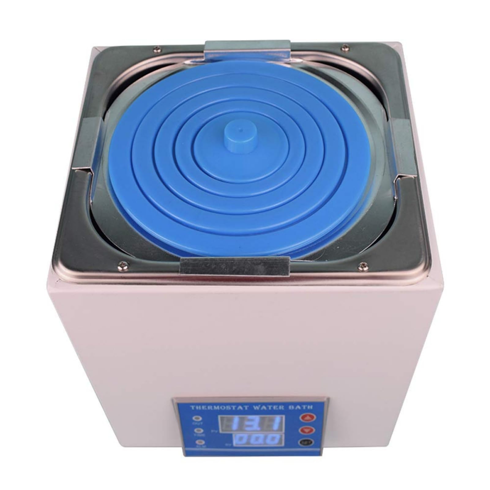 Baño María termostático digital para laboratorio, calentador eléctrico para baño María, baño María termostático de calentamiento científico, baño María de laboratorio con revestimiento de acero inox