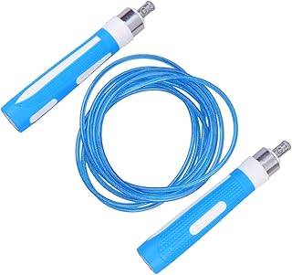 CLISPEED Weighted Jump Rope Jump Rope for Fitness Exercise Jump Rope Adult Jump Rope Skipping Rope Fitness Rope Plastic Jump Rope Dedicated Student Blue Workout Rope Jump Rope Bearing