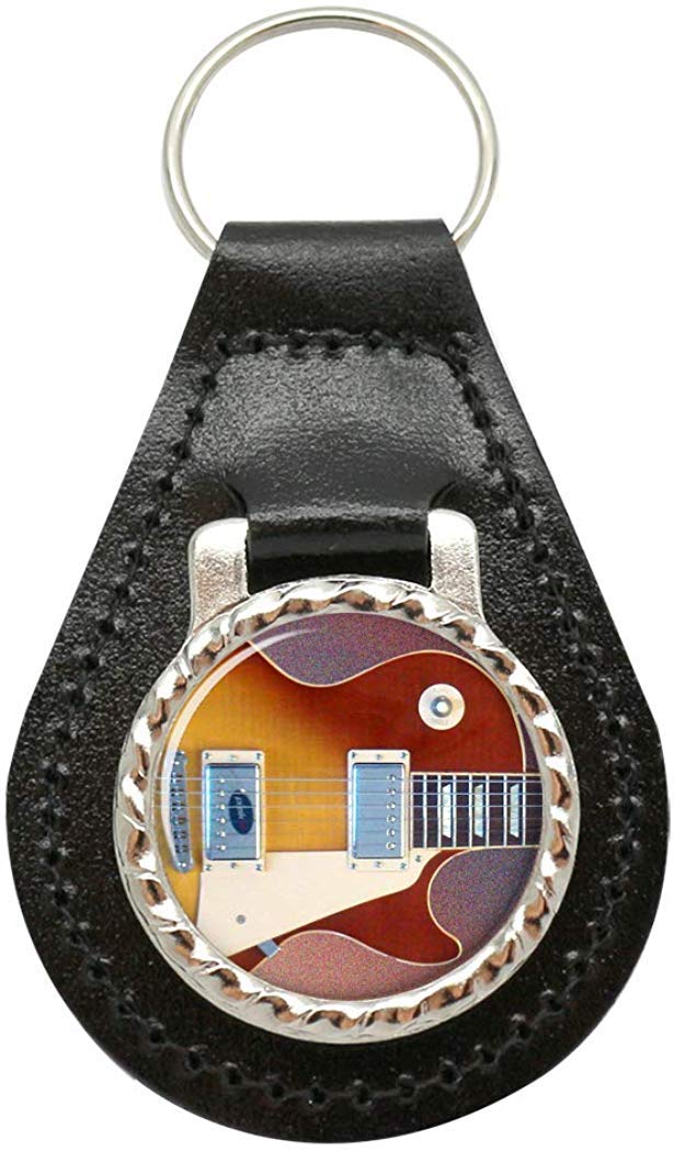 Giftshop UK Les Paul Guitar Leather Key Fob