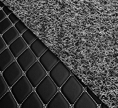 Image of Autyle Premium 7D Car Floor mats for Honda City Old -Black Leatherite 7D Car Floor Mat
