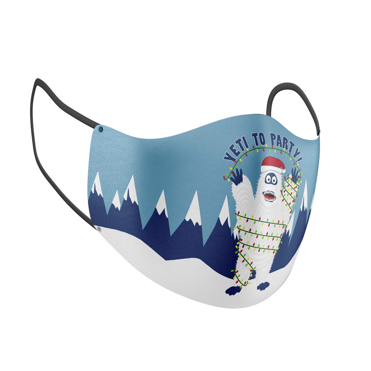 Costume Agent Christmas Face Mask Double Layer Reusable Cloth Holiday Season Masks