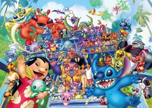 Amazon.co.jp: ディズニー 108ピース オハナ!集まれ! D-108-727