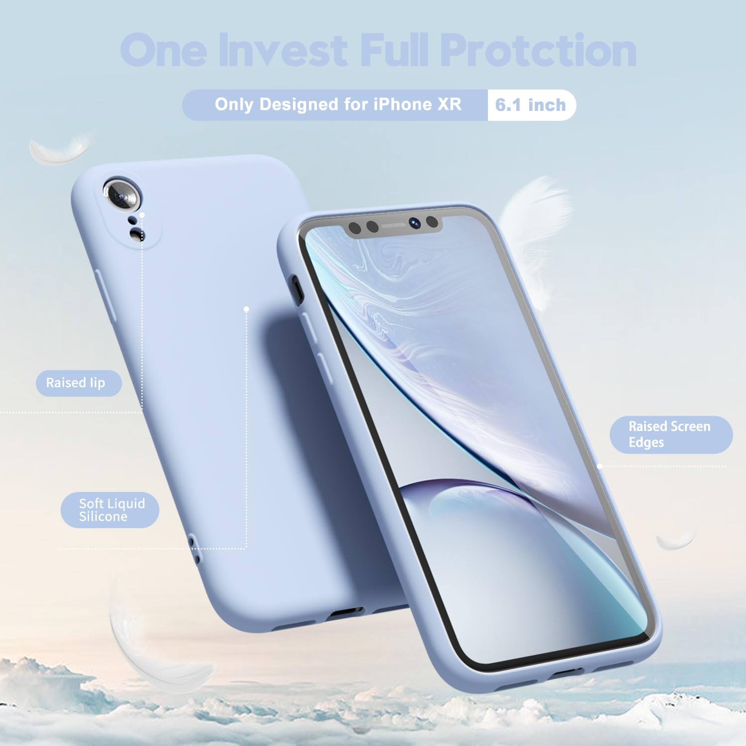 oakxco for iPhone 16 Pro Max Case Liquid Silicone, Soft Rubber Gel Elegant Aesthetic Basic Simple Cover, Cute Thin Slim TPU Matte Solid Color Plain Smooth Case for Women Girl, Light Pink — view 557