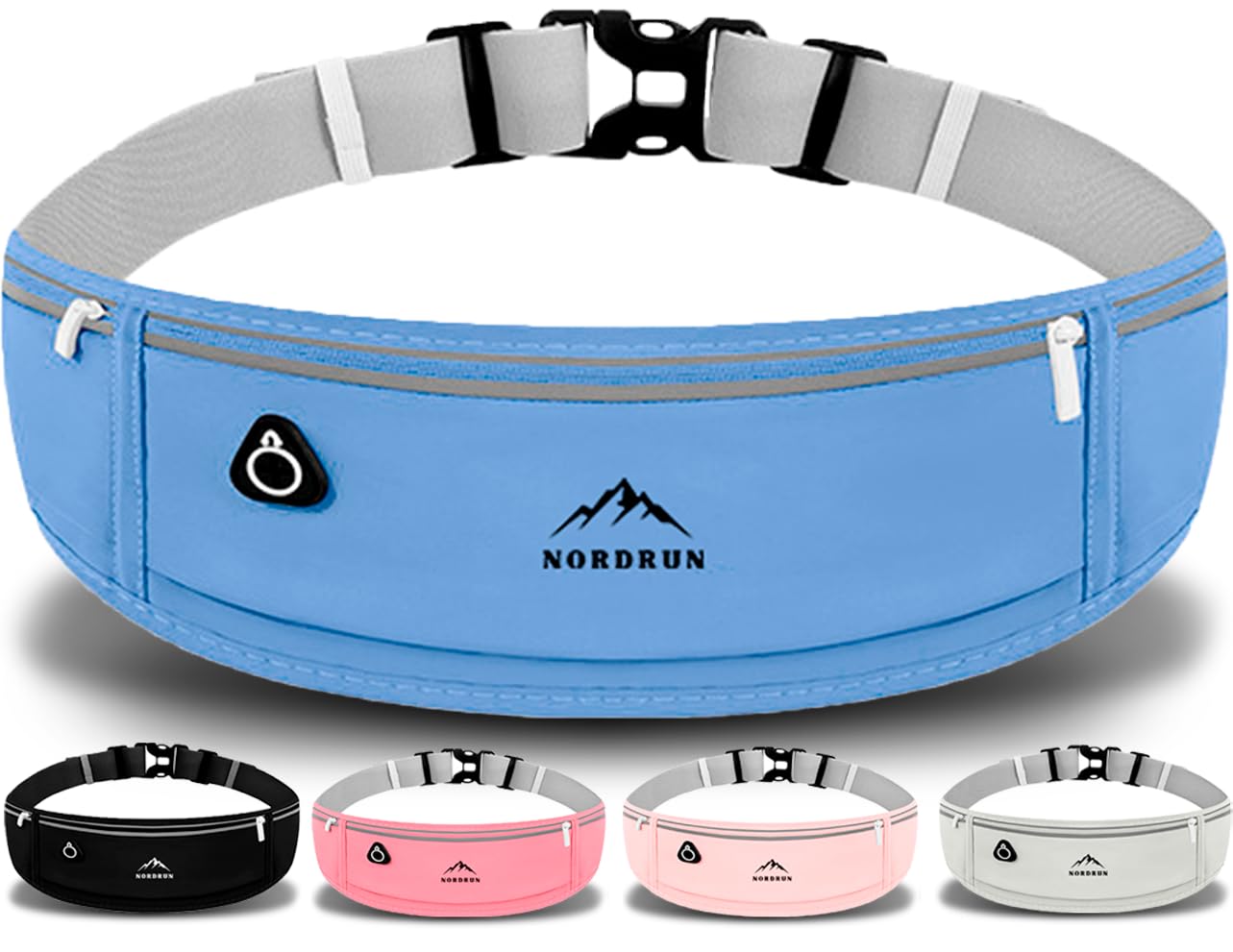 Adjustable and Waterproof Running Belt Suitable for All Phones | Running Belts for Women and Men | Phone Holder for Running | Sporty Waist Bag