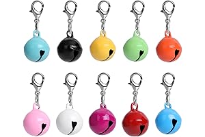 10 PCS Pet Bells Multicolor Dog Cat Collar Bell