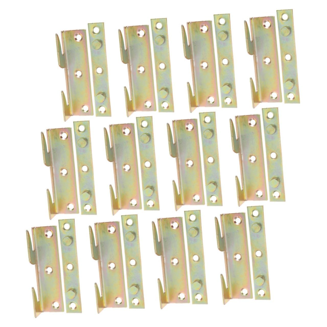 Supports pour cadre de lit en quincaillerie vintage robuste et crochets