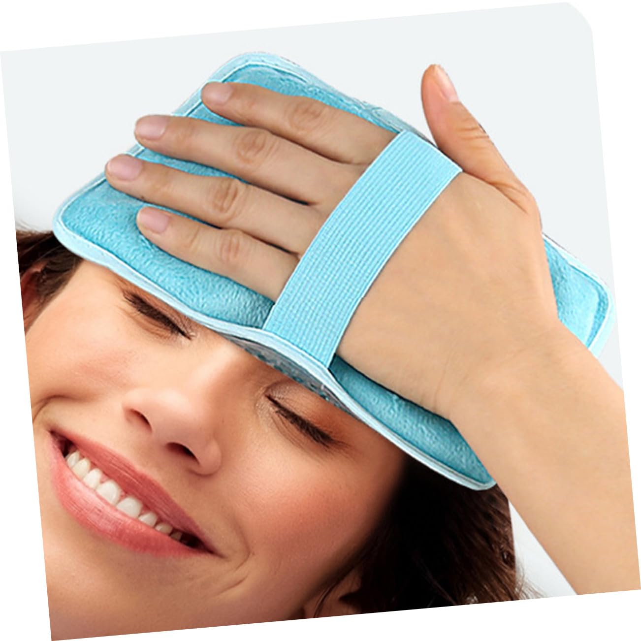 Impacco Caldo Freddo in Gel 3 Pezzi Pvc e Cristallo | Spalle e Testa, Design a Cinghia, Riutilizzabile e Morbido, Uso Adulto Donna
