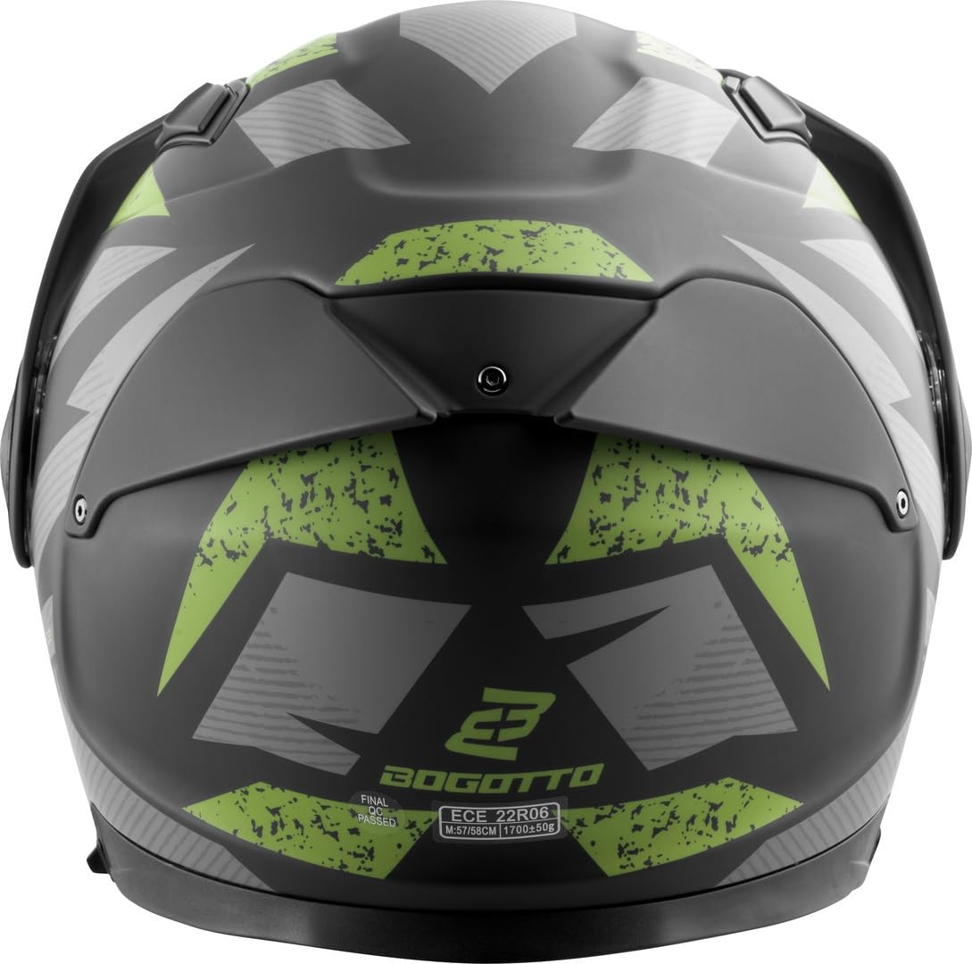 Bogotto FG-102 Safari Kask enduro z włókna szklanego