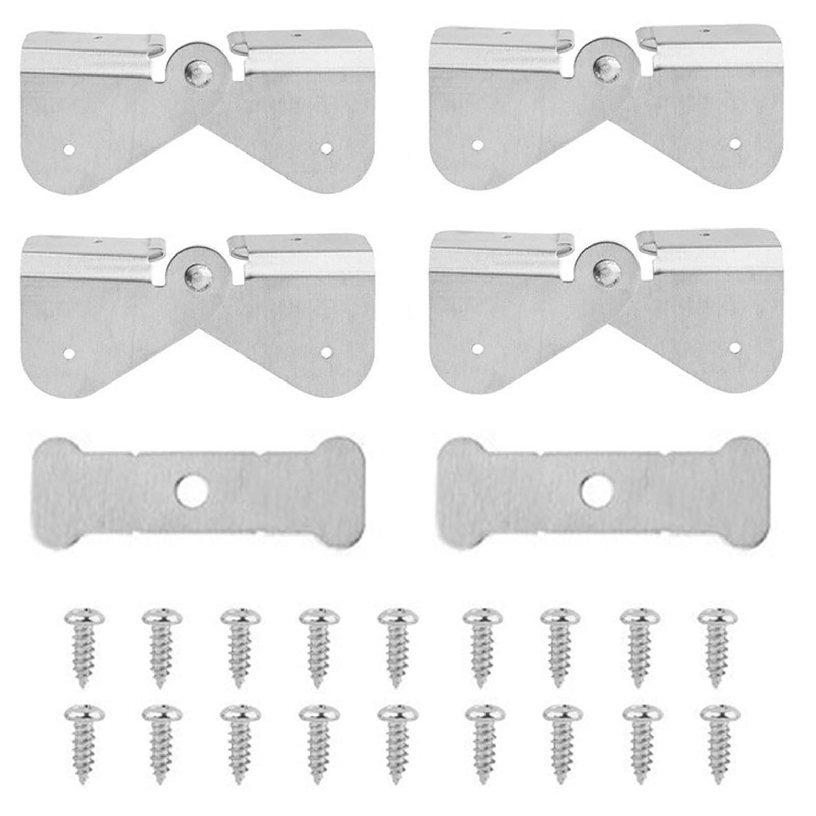 Tfaoys 4 Pack Gutter Extension Hinges Set Lawns Friendly Fliping Up Gutter Hinges Drainage Systems For Lawns Maintenance Water Drainage Solution