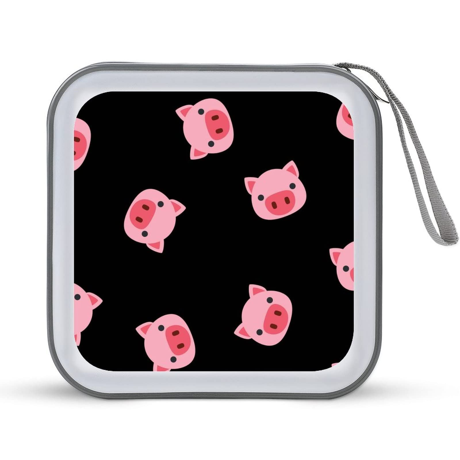Amazon.co.jp: CD収納ボックス 癒し系 かわいい 豚 ディスク収納ケース